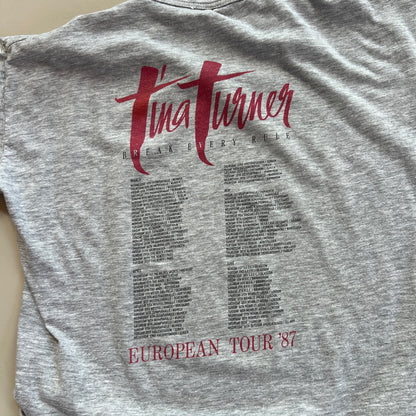 Medium 1987 Tina Turner Break Every Rule Euro Tour T-shirt