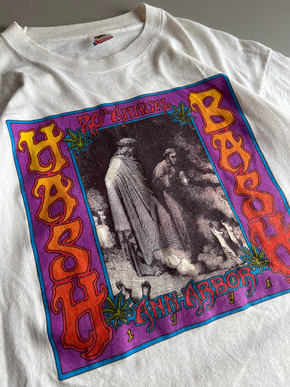 XL 1991 Hash Bash Ann Arbor 20th Annual  T-shirt