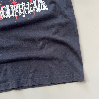 Large 1992/93 Disfigurehead Metal Tour T-shirt