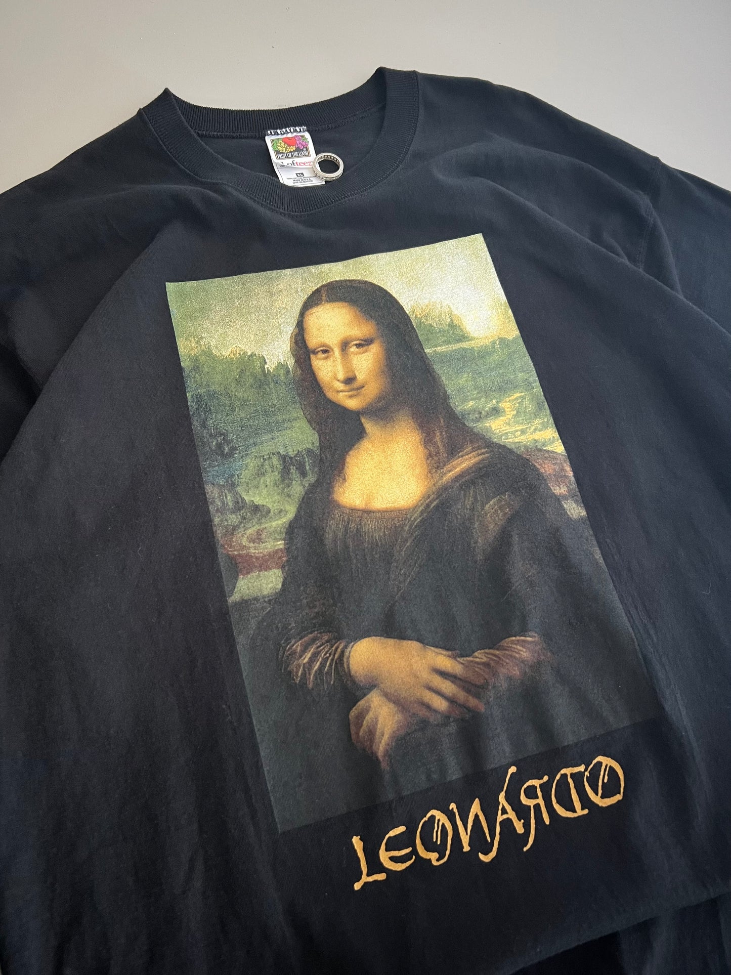 XL 90s Leonardo Da Vinci Art T-shirt