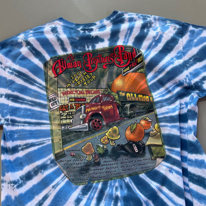 XL 2001 The Allman Brothers Band Peach Odyssey Tour T-shirt