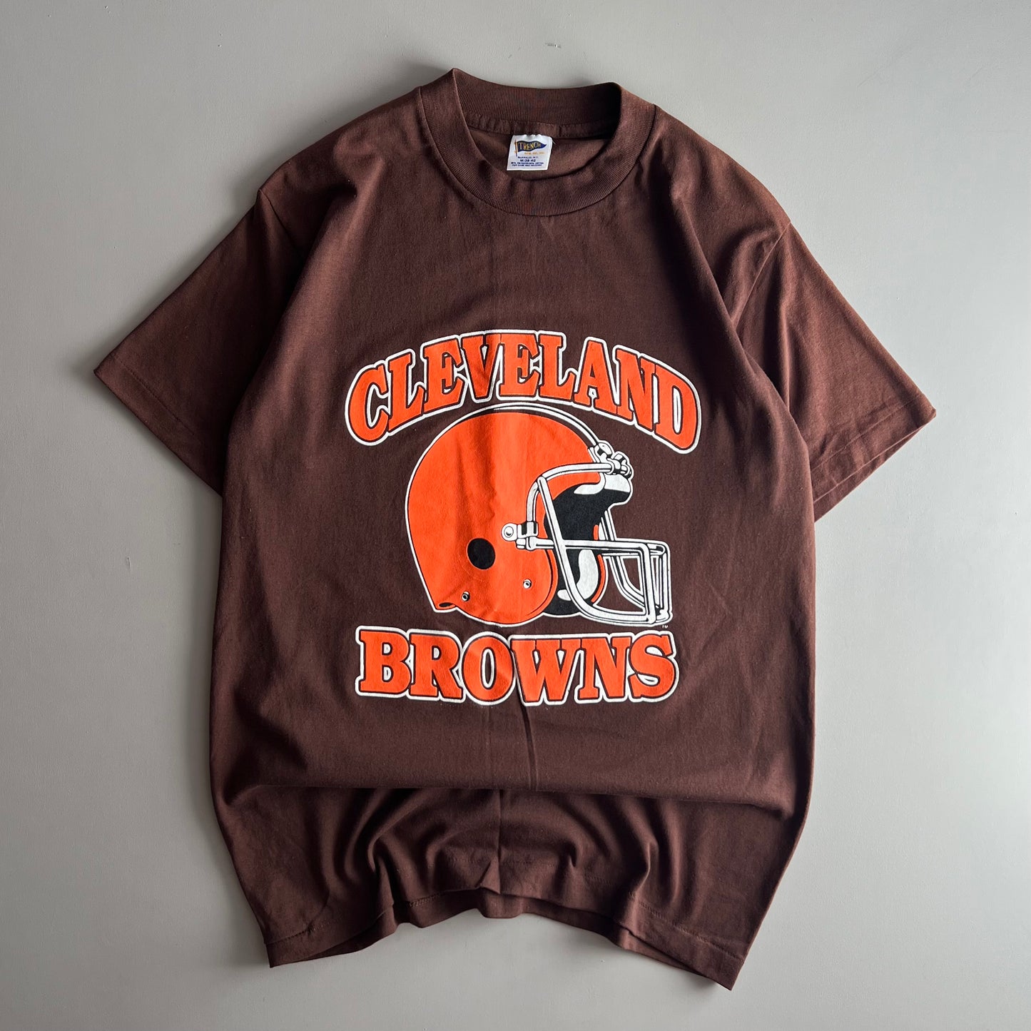Medium 80s Cleveland Browns Trench T-shirt