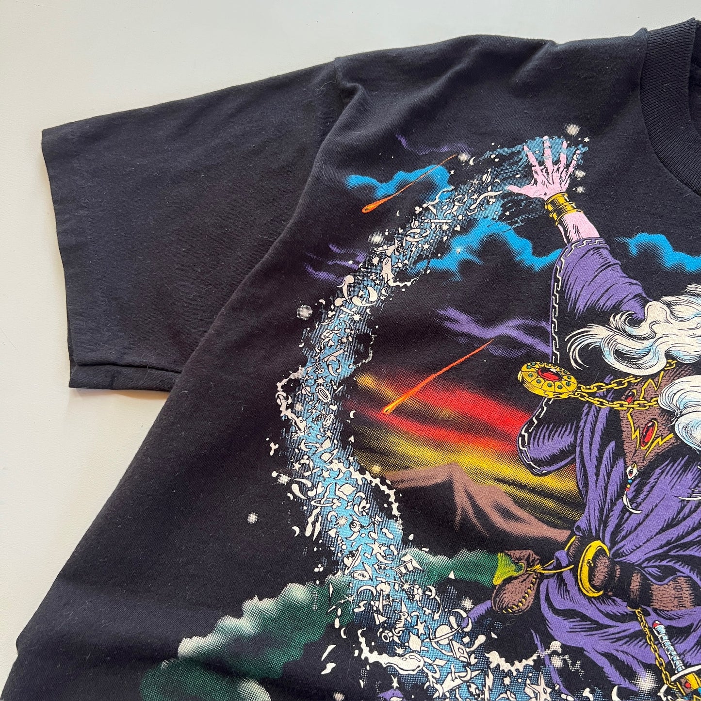 XL 1994 The Wizard Liquid Blue AOP T-shirt