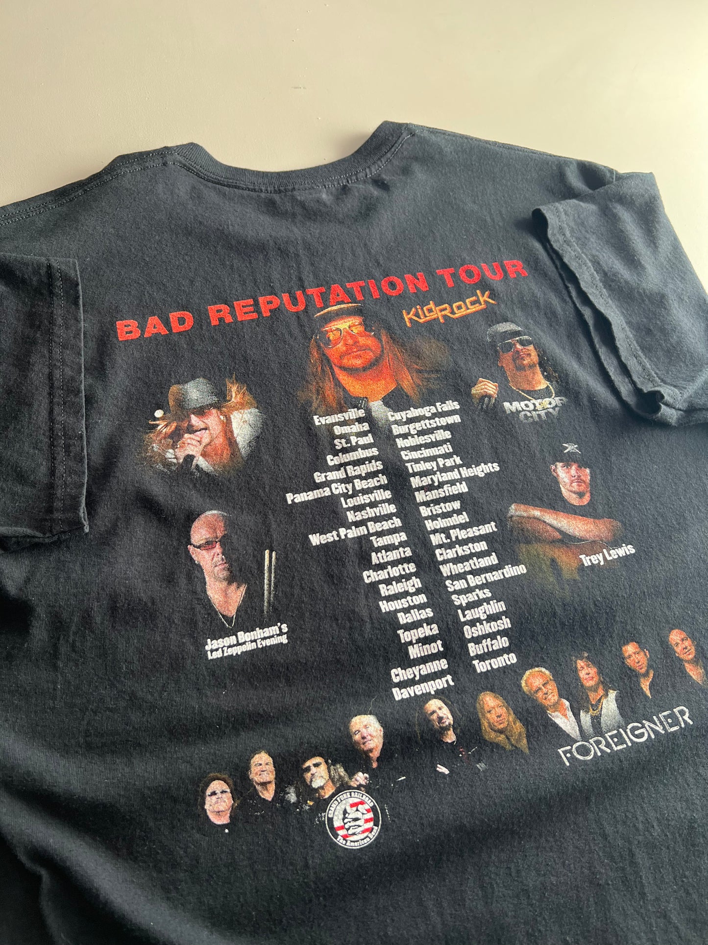 XL 2000s Kid Rock Bad Reputation Tour T-shirt