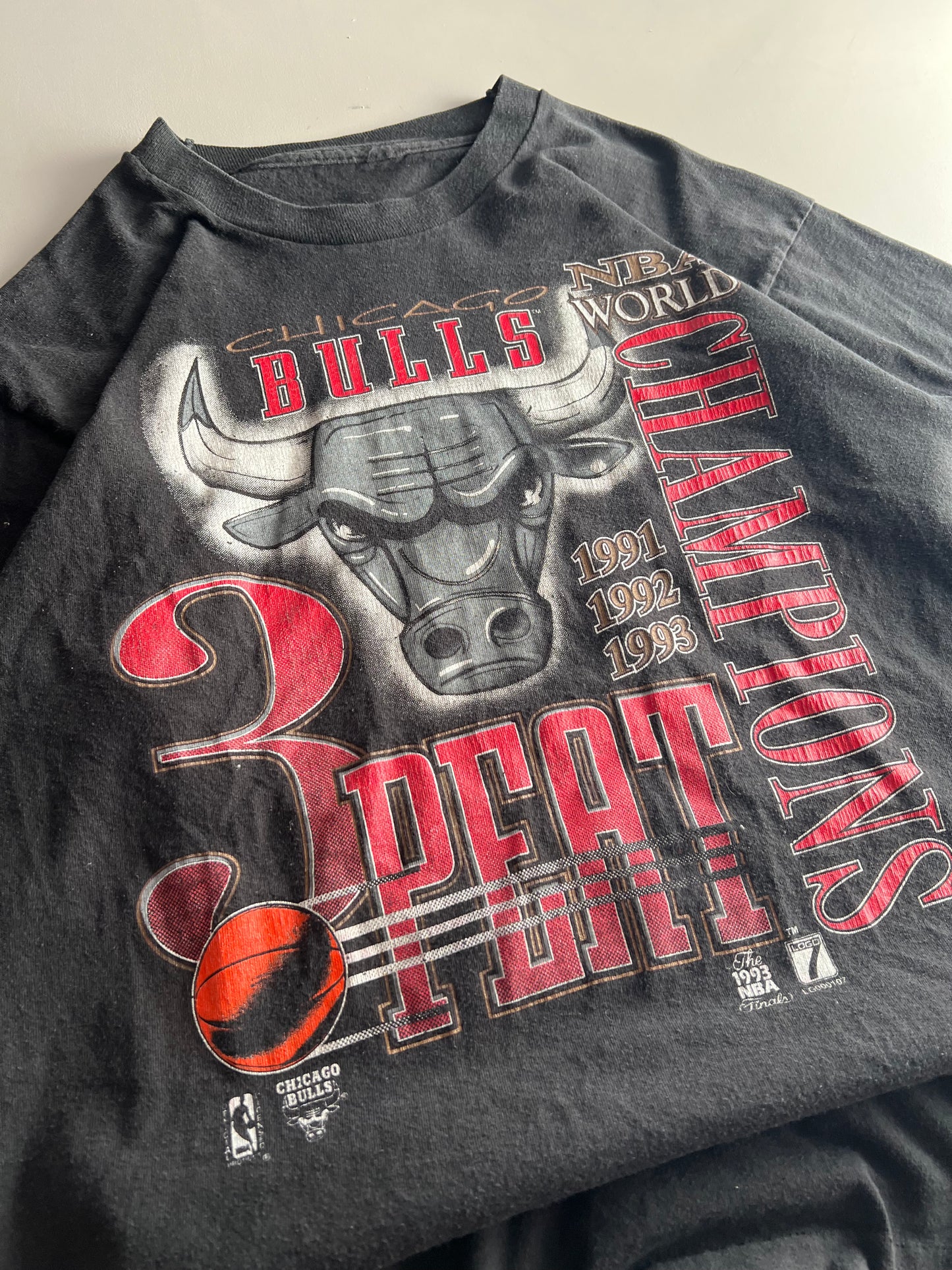 Large 1993 Chicago Bulls Nba Champs T-shirt