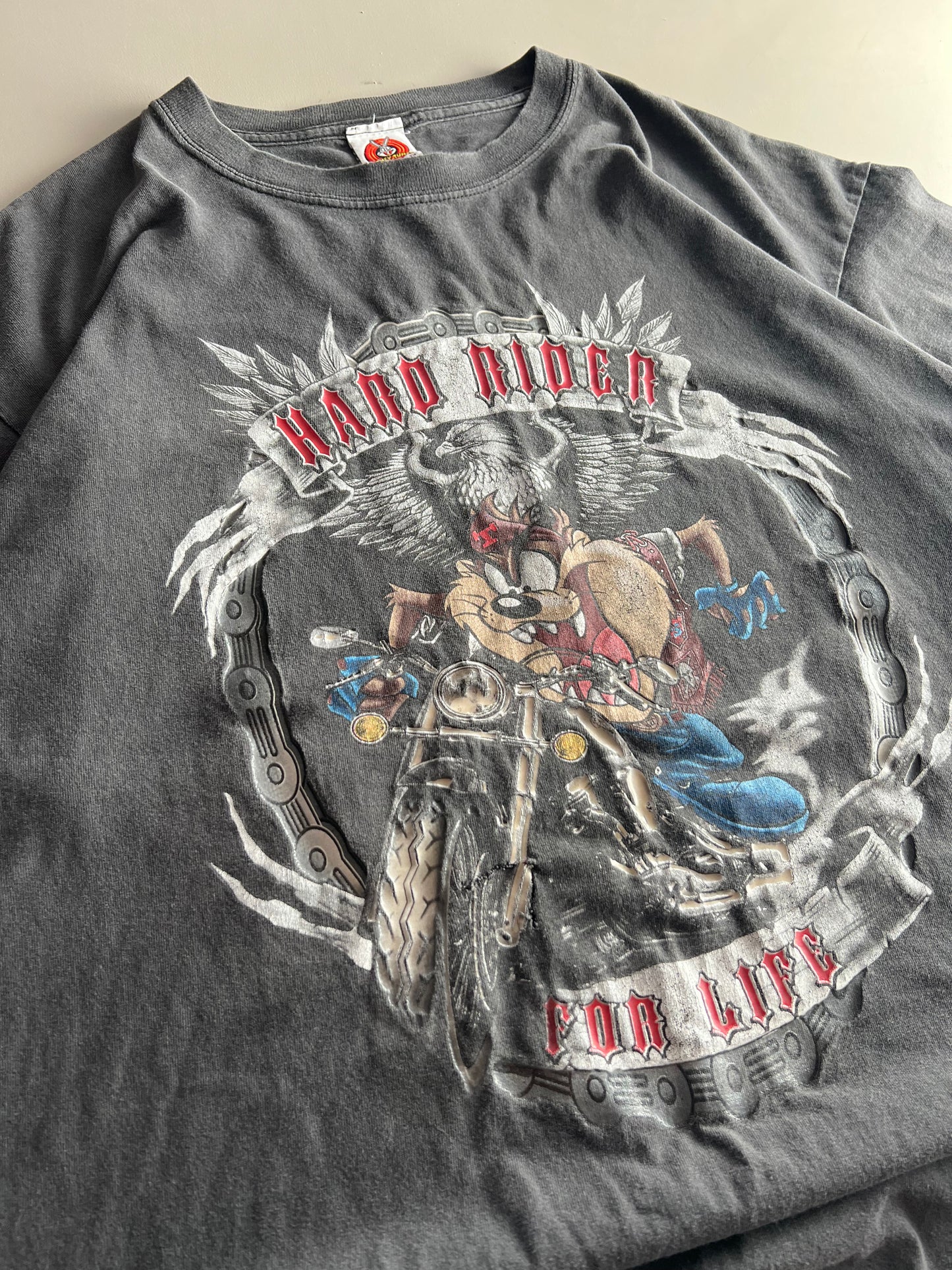 XL 2003 Taz Hard Rider T-shirt