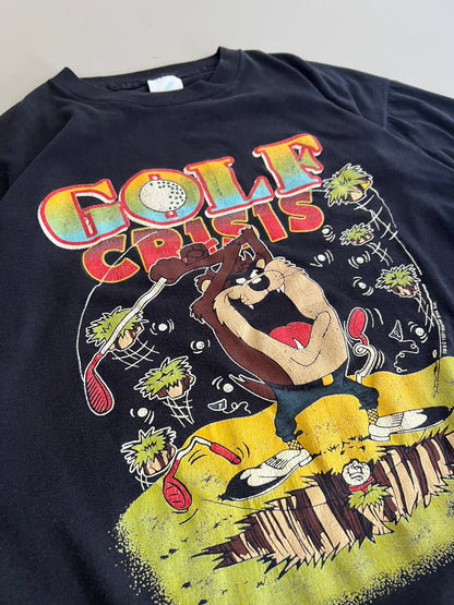 Large 1991 Taz Golf Crisis T-shirt