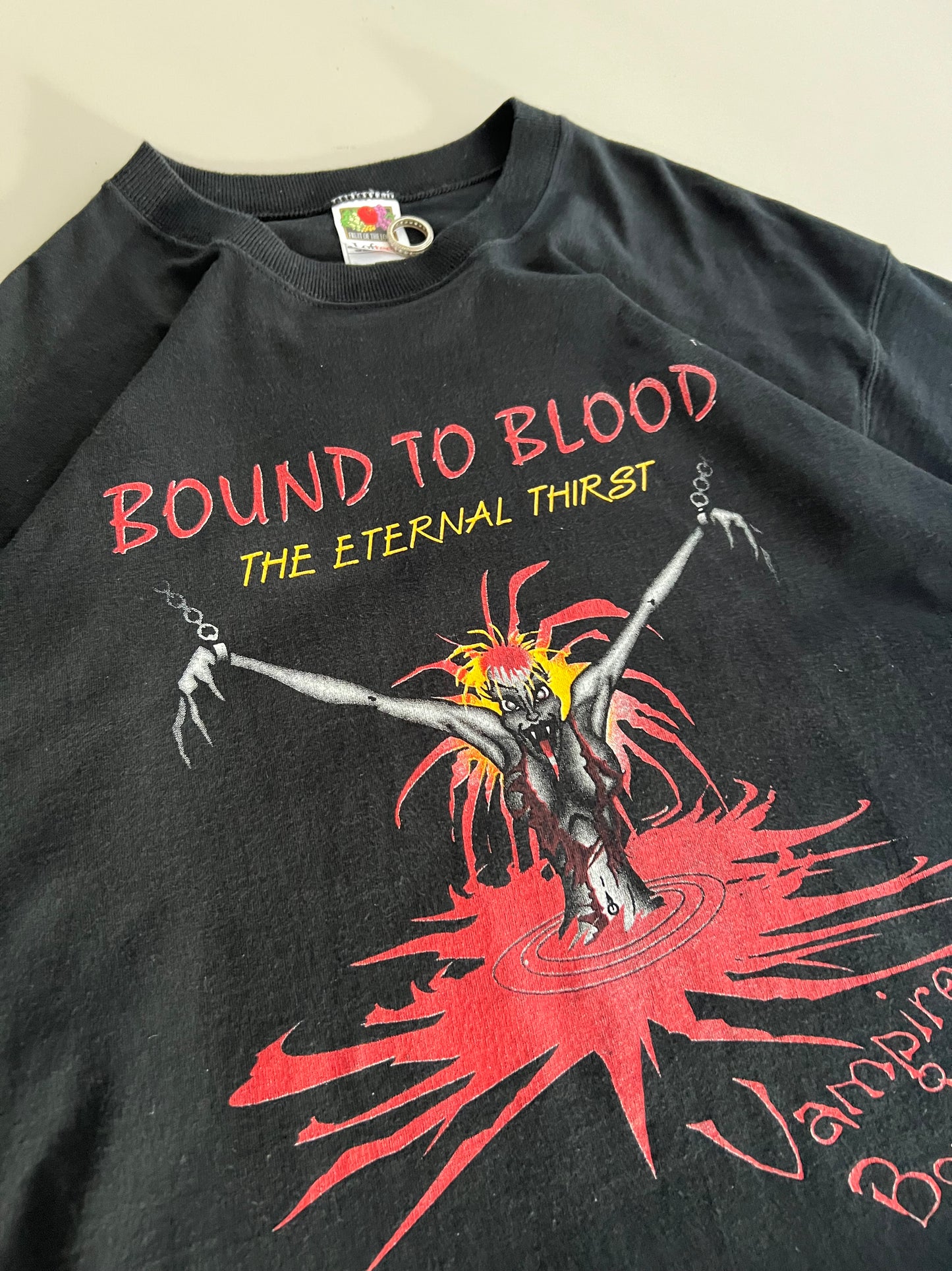 Large 1998 Bound To Blood Vampire Bondage T-shirt