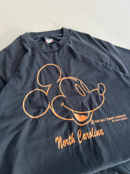 Large 90s Mickey-Mouse North Carolina T-shirt