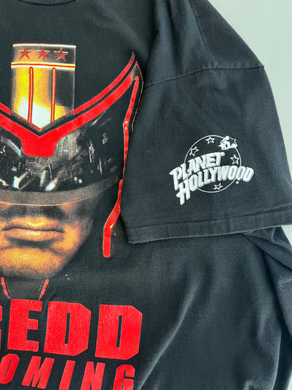 XL 90s Dredd is Coming Planet Hollywood T-shirt