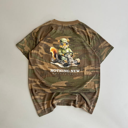 Medium 90s Camo Squirrel Shop Merch