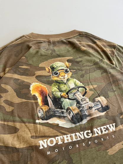 Medium 90s Camo Squirrel Shop Merch