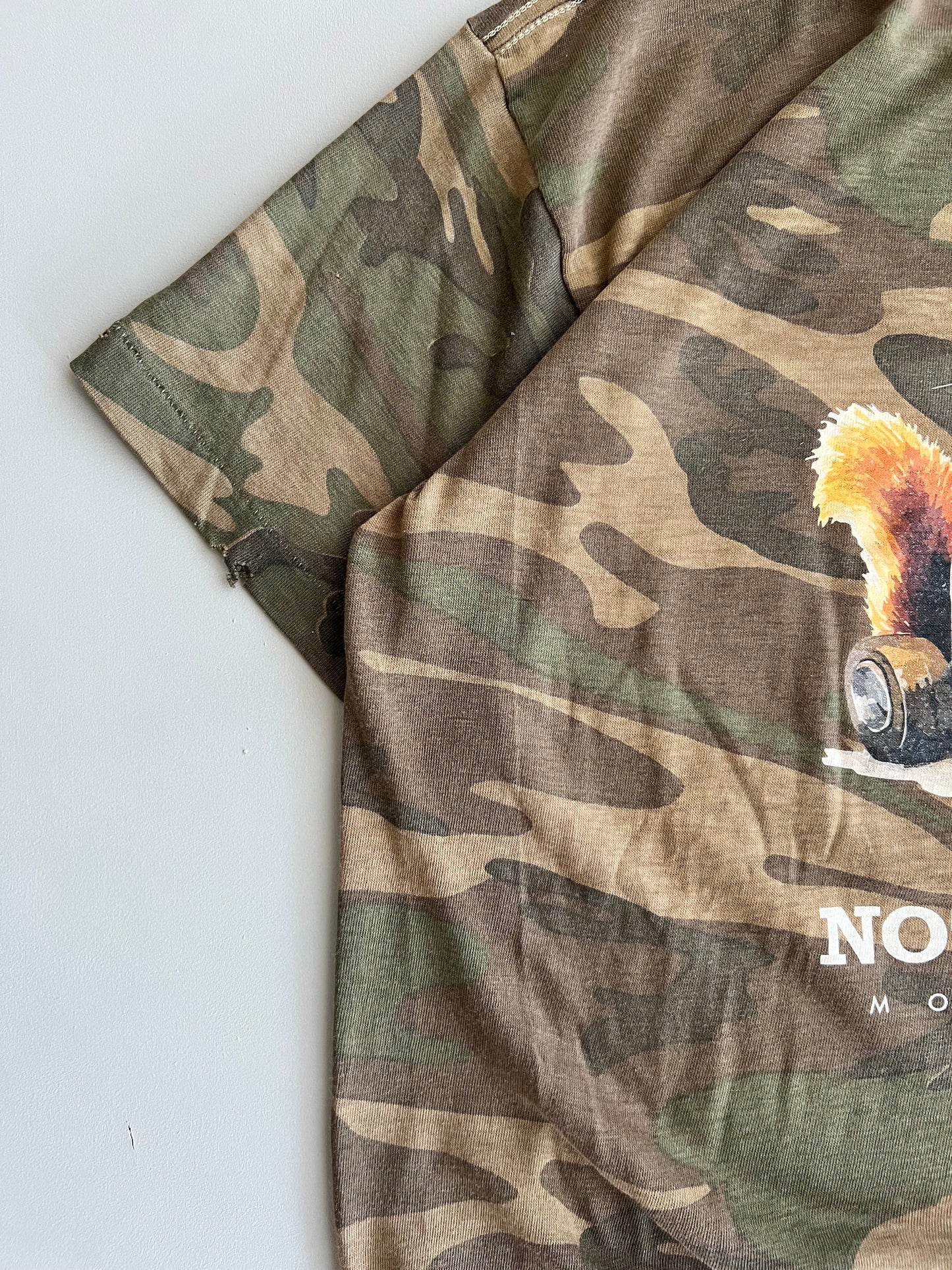 Medium 90s Camo Squirrel Shop Merch