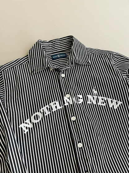 Small 90s Polo Ralph Lauren Striped Button Shop Merch