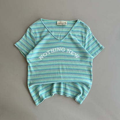 Large Women's 2000s St. John's Bay Striped Shop Merch