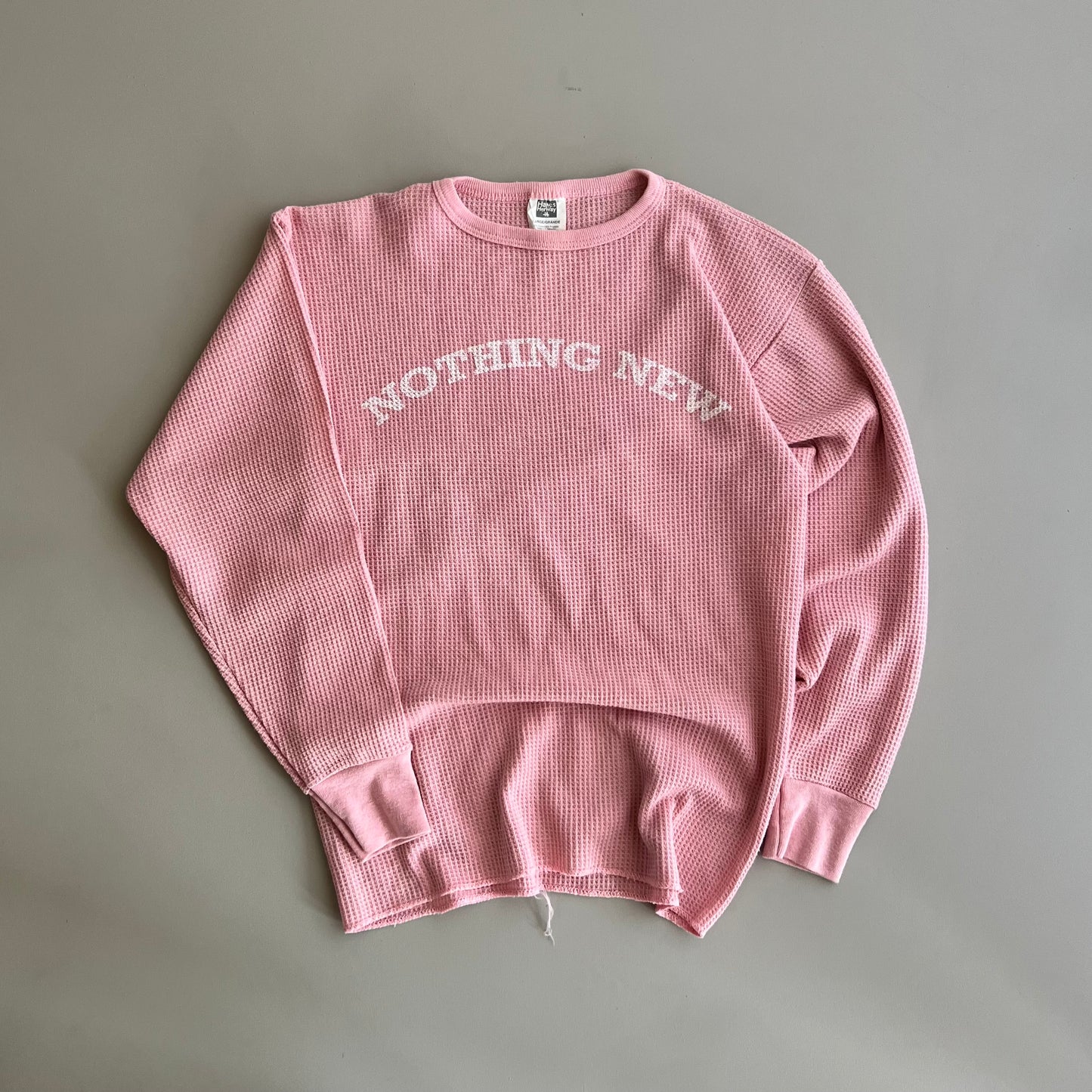 Large Women's 2000s Pink Thermal Shop Merch