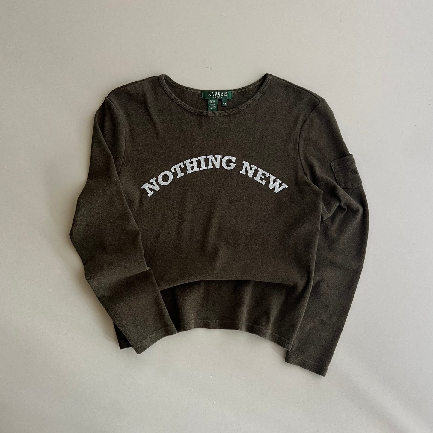 Medium Women's 2000s Brown Polo Ralph Lauren Long Sleeve Shop Merch