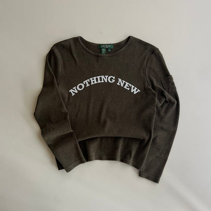 Medium Women's 2000s Brown Polo Ralph Lauren Long Sleeve Shop Merch