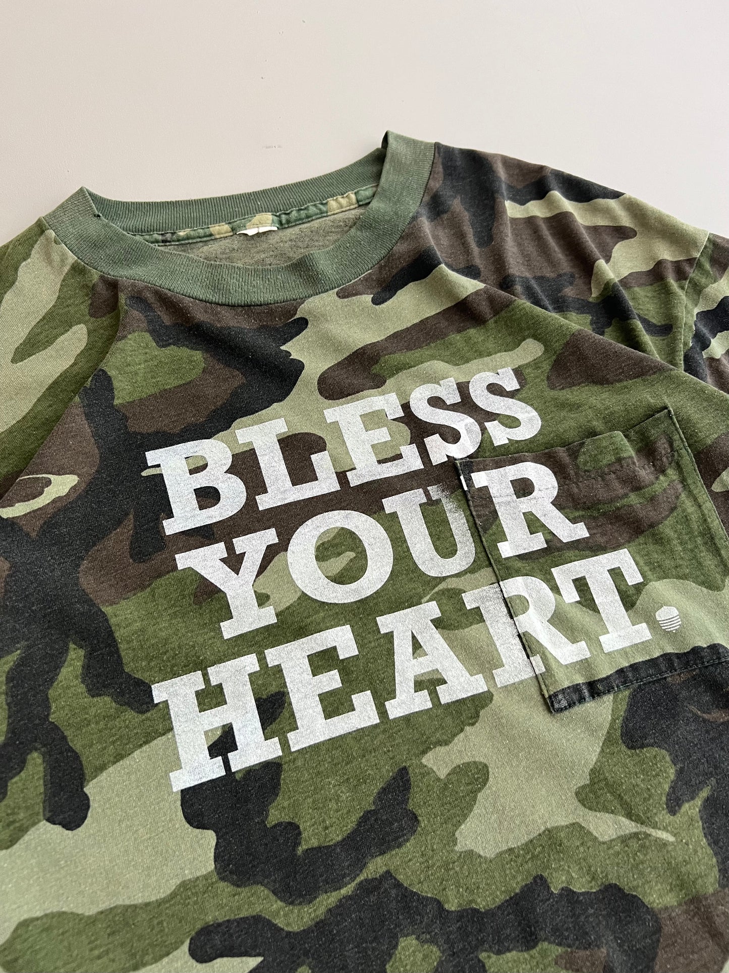 XL 90s Camo Bless Your Heart Shop Merch