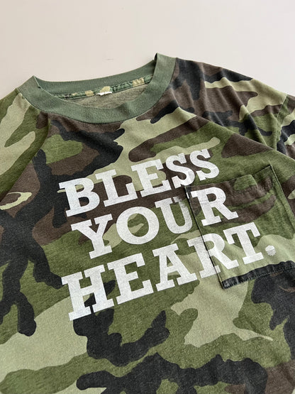 XL 90s Camo Bless Your Heart Shop Merch