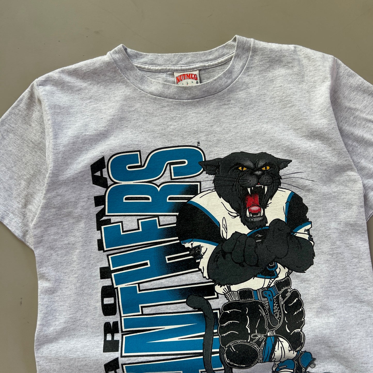 Large 1994 Carolina Panthers Nutmeg Breakthrough T-shirt