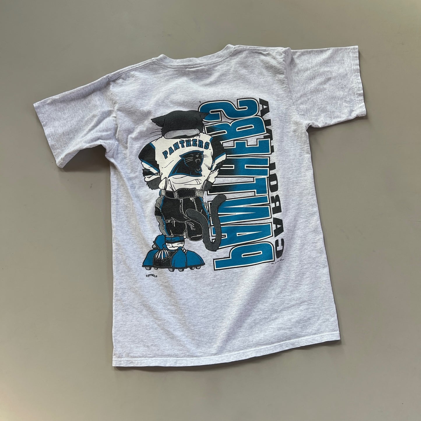 Large 1994 Carolina Panthers Nutmeg Breakthrough T-shirt