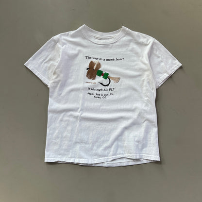 Large 1980s Fly Fishing Colorado T-shirt