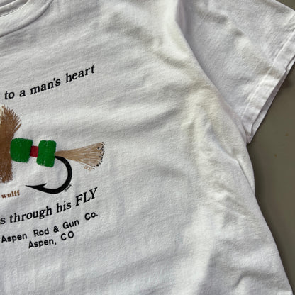 Large 1980s Fly Fishing Colorado T-shirt