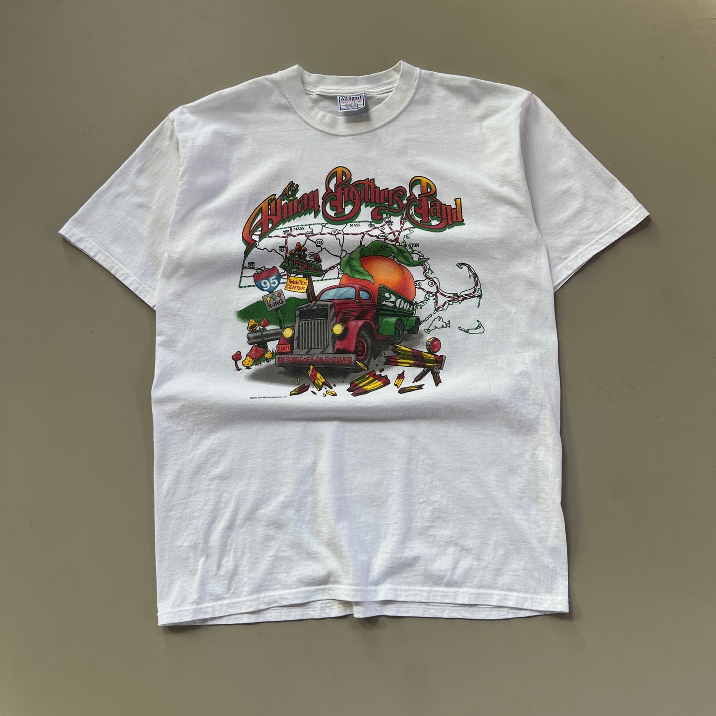 XL 2000 The Allman Brothers Band Tour T-shirt