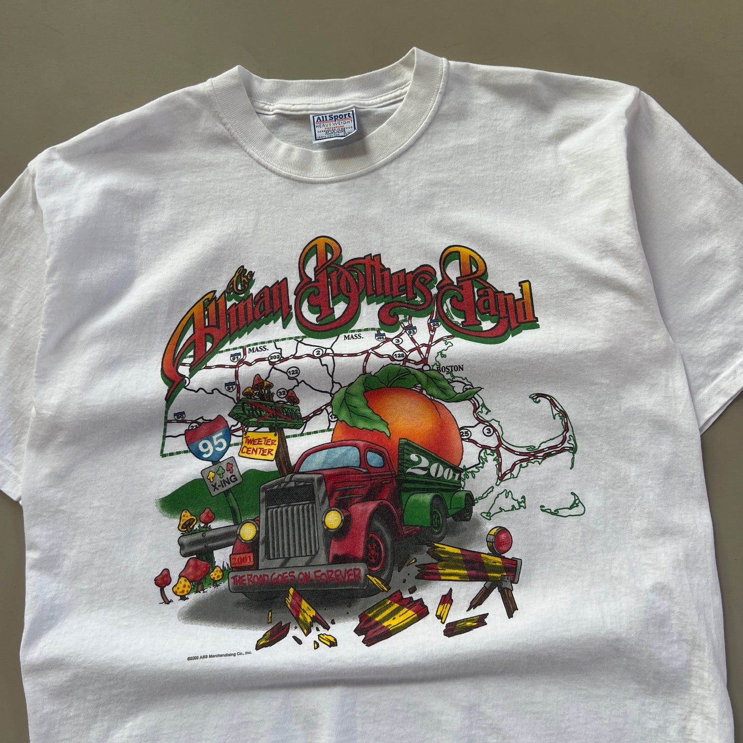 XL 2000 The Allman Brothers Band Tour T-shirt