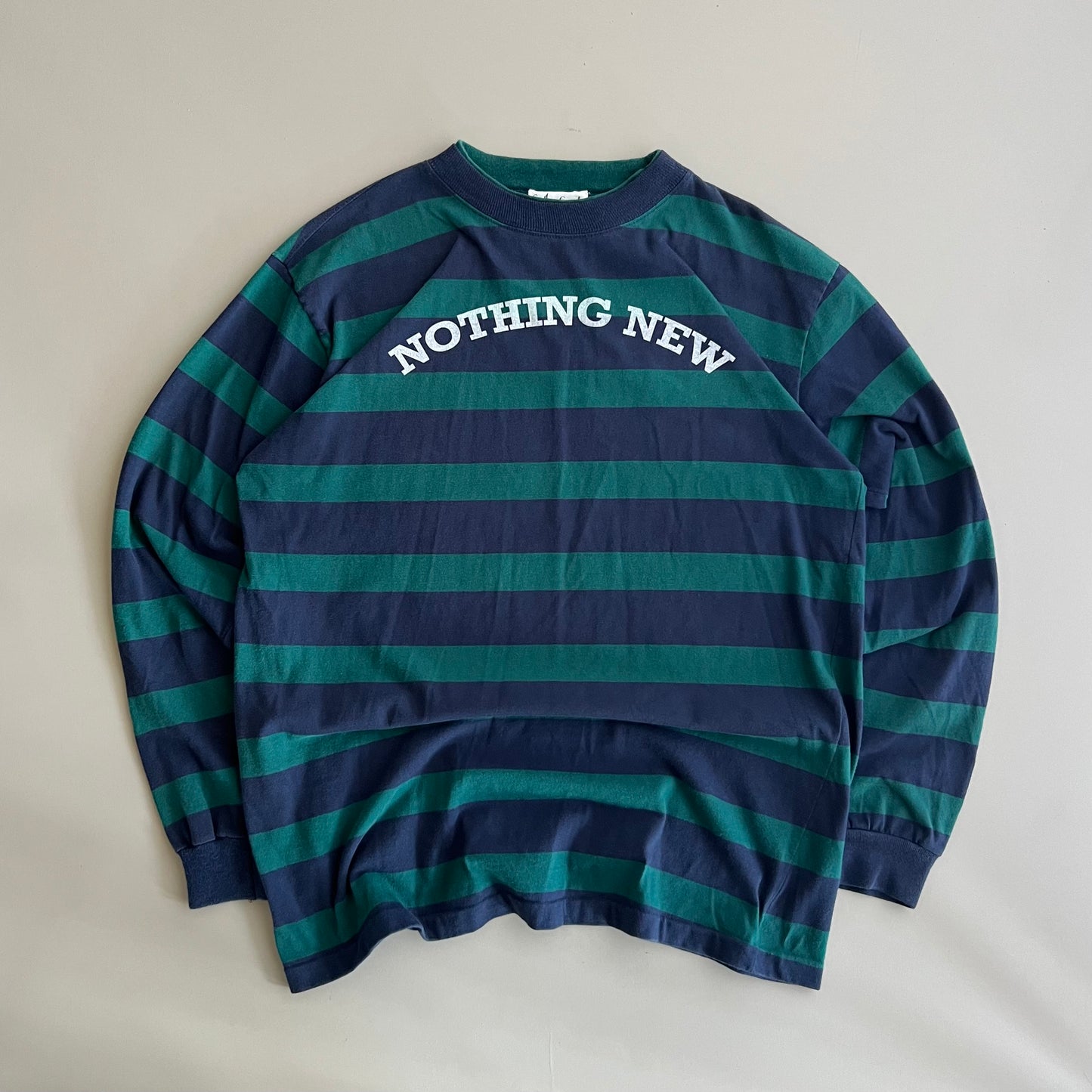 Large 90s Southern Casuals Long Sleeve Striped Shop Merch
