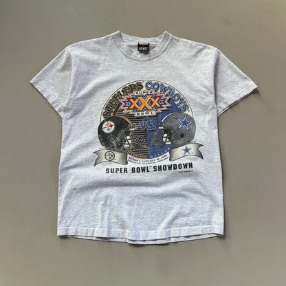 Large 1995 Super Bowl XXX Steelers Vs Cowboys T-shirt