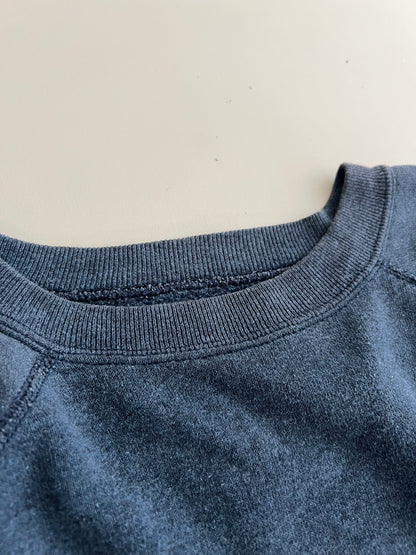 Large 90s Navy Quality Threads Shop Merch Sweatshirt