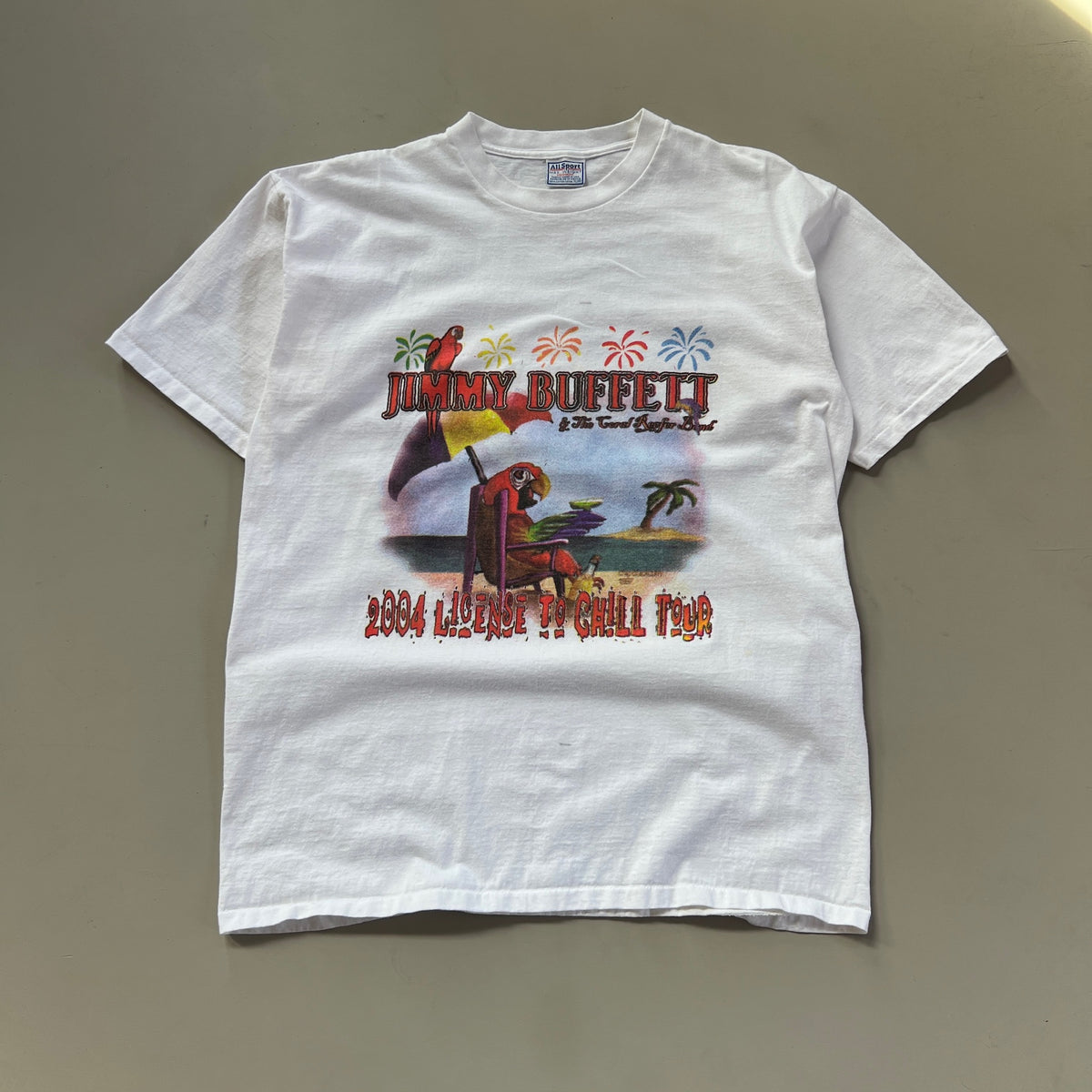 XL 2004 Jimmy Buffet License to Chill Tour T-shirt