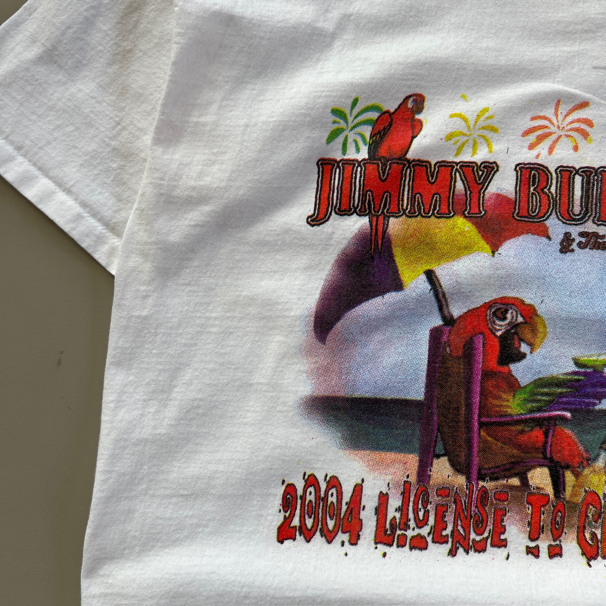XL 2004 Jimmy Buffet License to Chill Tour T-shirt