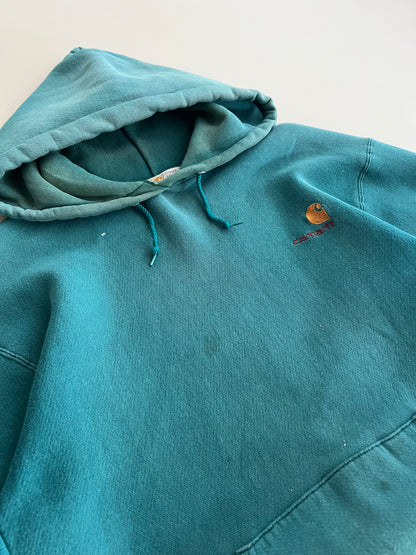 XL 90s Teal Carhartt Sweatshirt