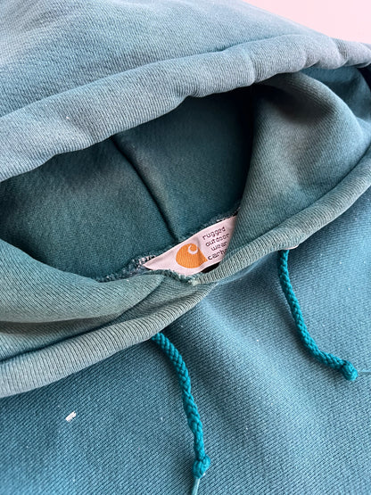 XL 90s Teal Carhartt Sweatshirt