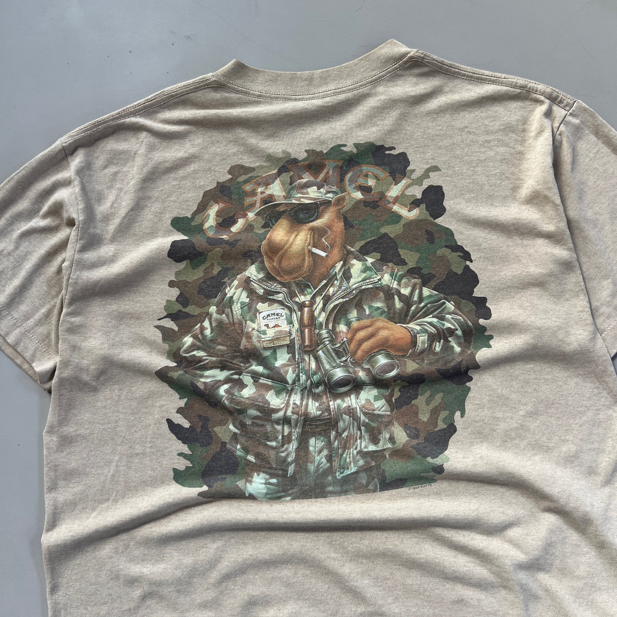 XL 1992 Camel Camo T-shirt