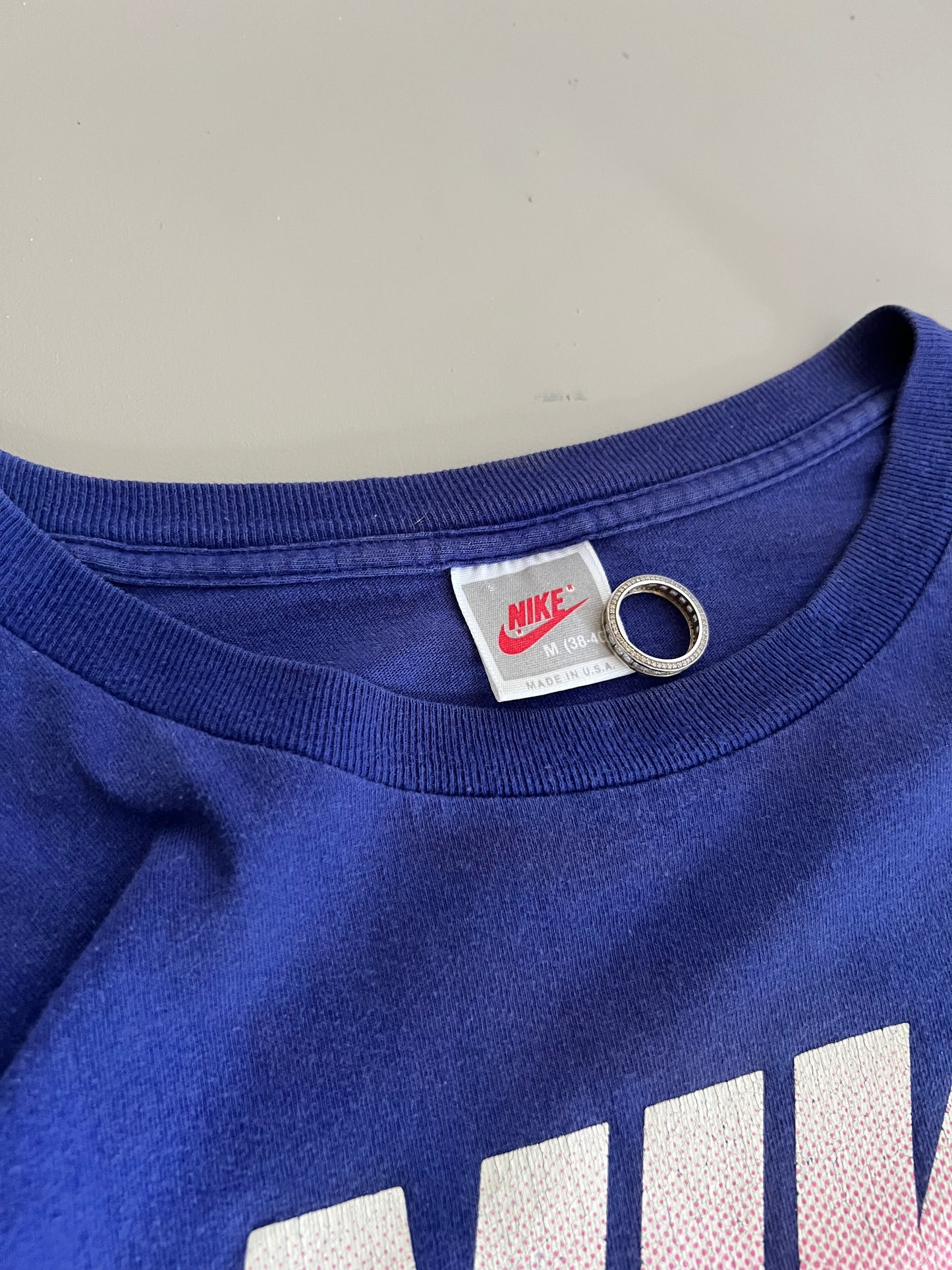 Medium 80s Nike Spellout T-shirt