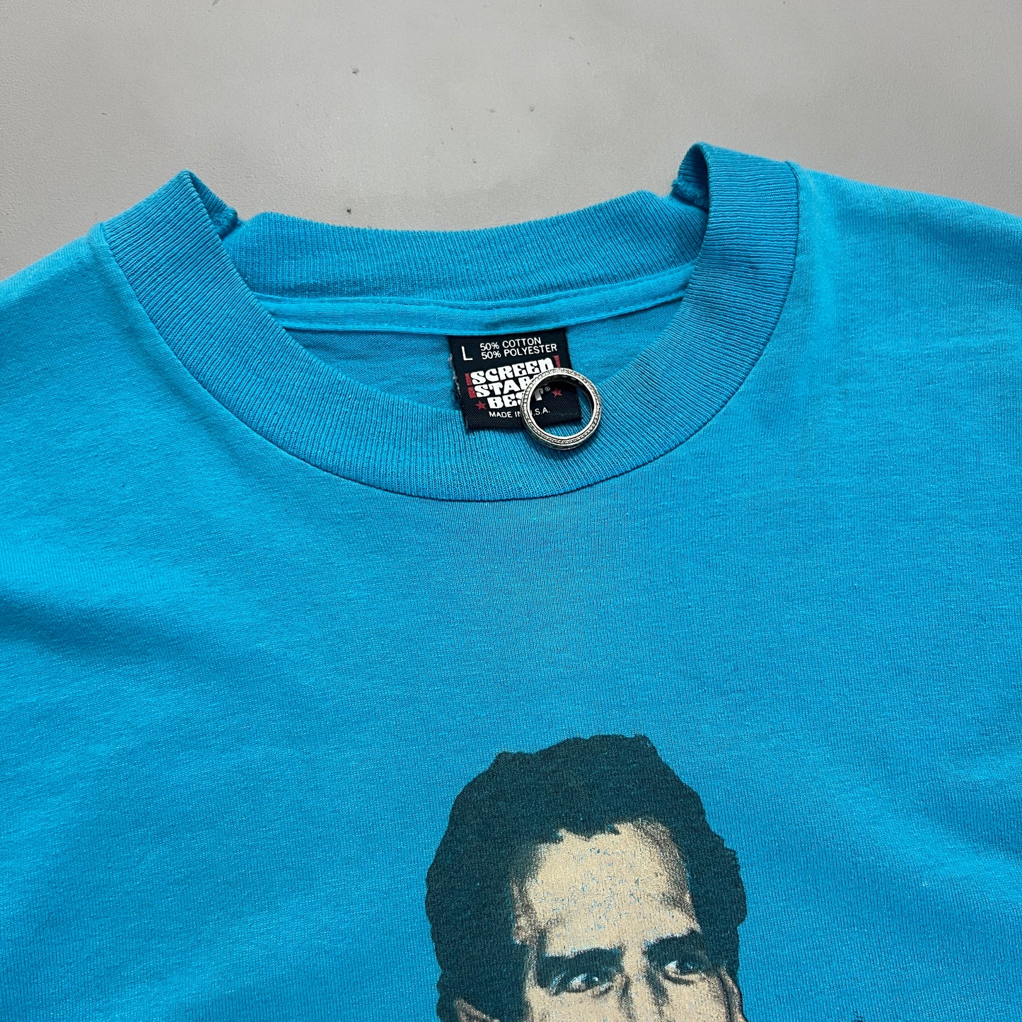 Large 80s Charlotte Hornets Kelly Tripucka T-shirt