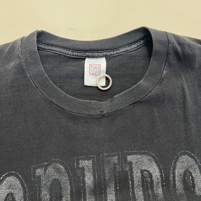 Large 90s Faded San Antonio Spurs Logo 7 T-shirt