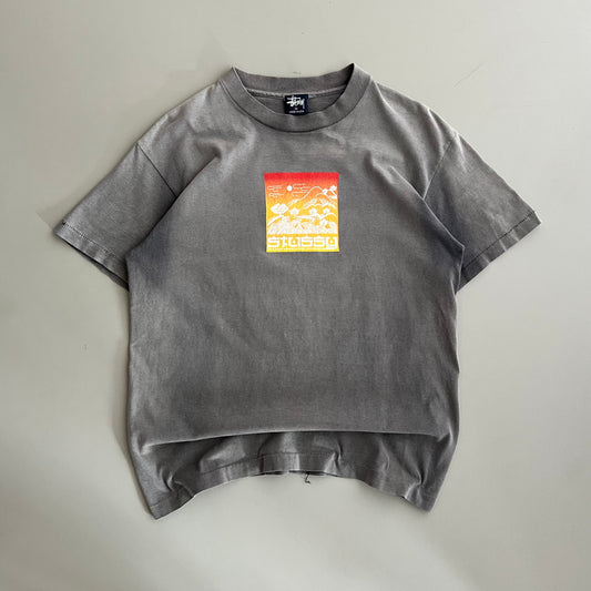 Medium 90s Faded Stussy T-shirt