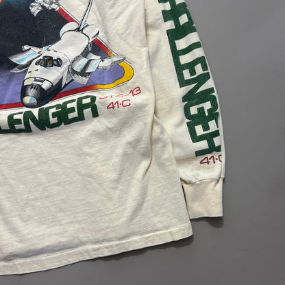 Medium 80s Challenger Astronaut Long Sleeve Shirt
