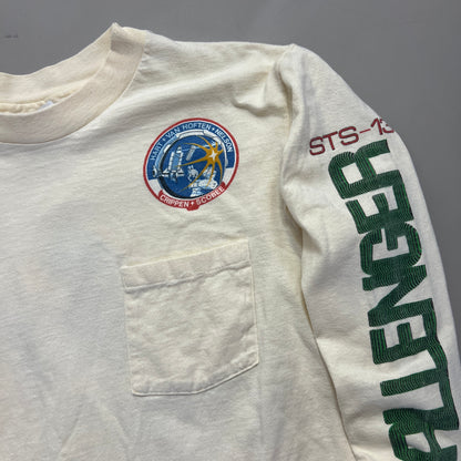 Medium 80s Challenger Astronaut Long Sleeve Shirt