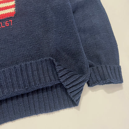 XL 90s Polo Ralph Lauren American Flag Knit Sweater
