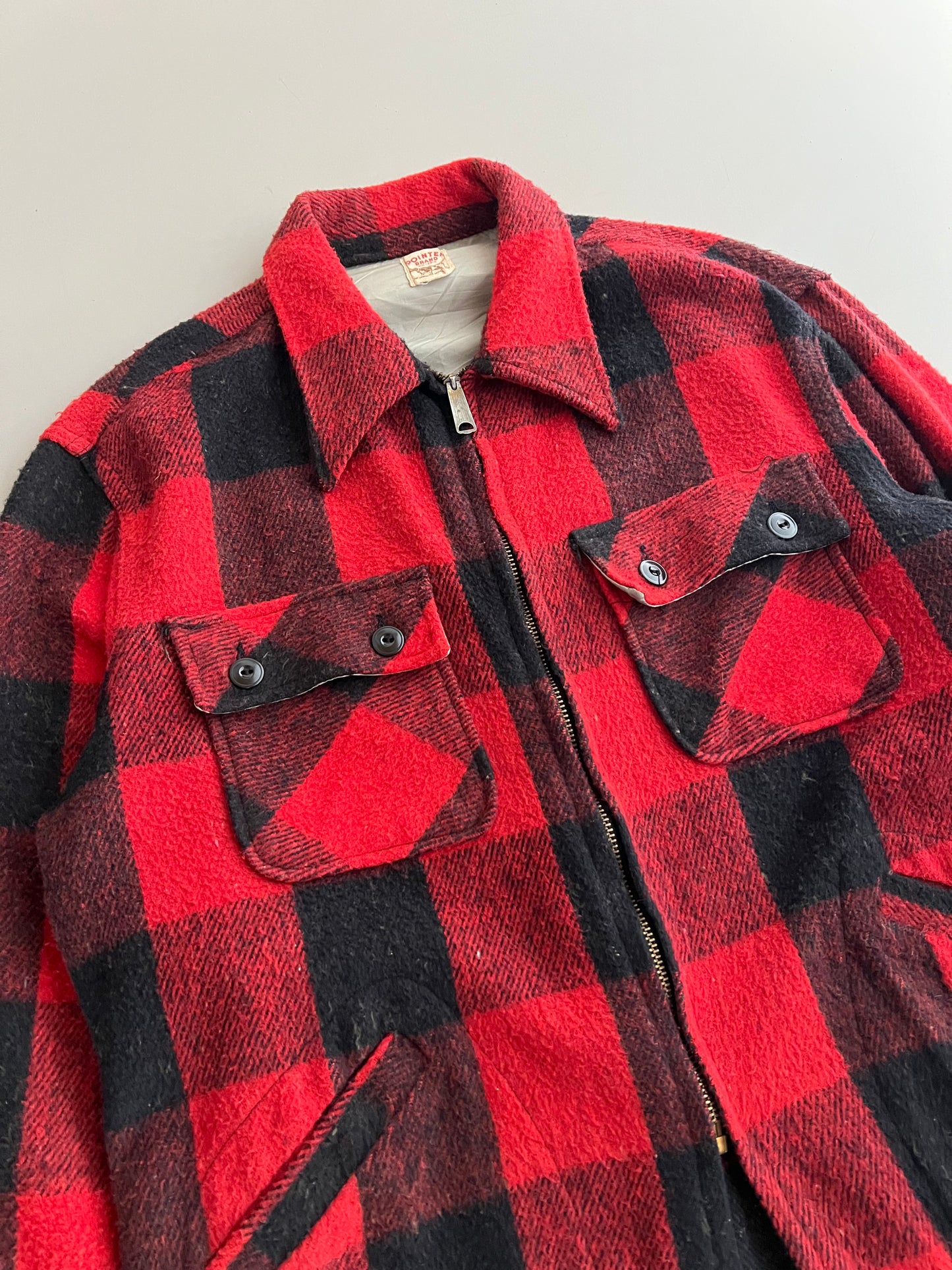 XL 60s Pointer Brand Buffalo Check Jacket