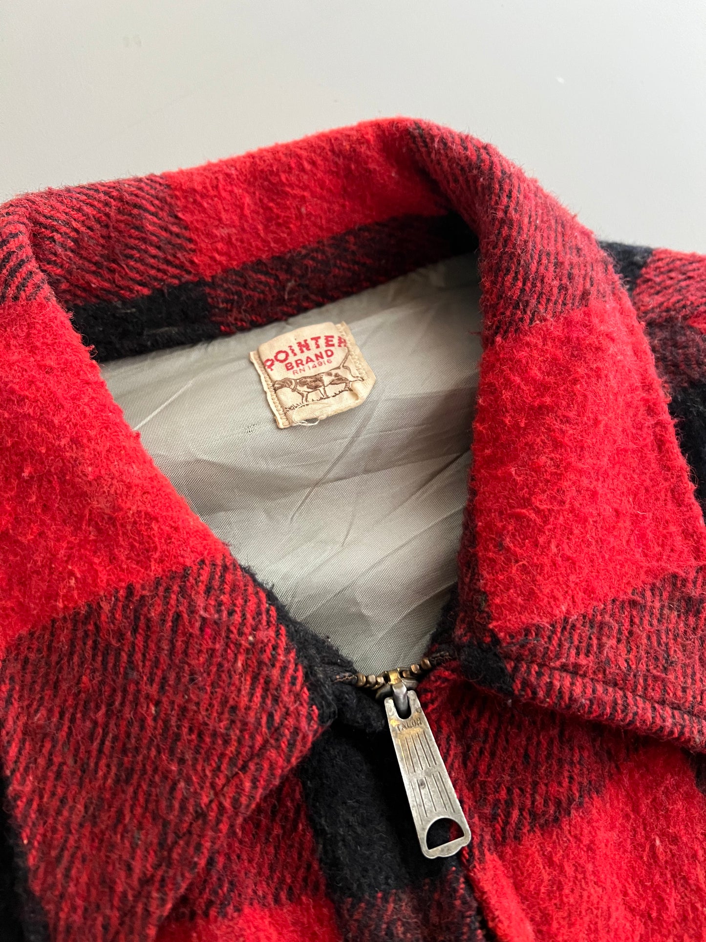 XL 60s Pointer Brand Buffalo Check Jacket