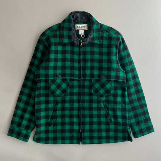 Large 80s L.L. Bean Wool Full Zip