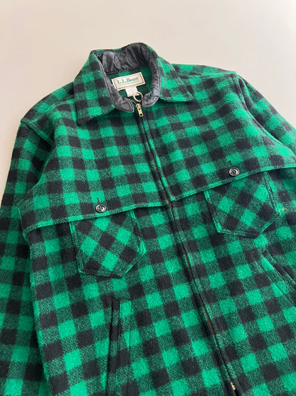 Large 80s L.L. Bean Wool Full Zip