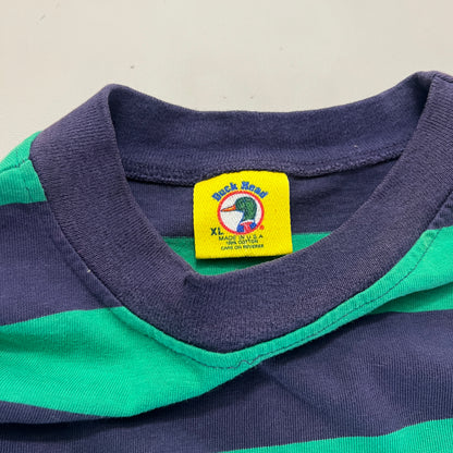 XL 90s Duck Head Striped T-shirt